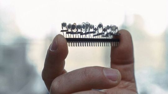 Zwölf künstliche „Riechzellen“ bilden die elektronische Nase von Forschern des KIT. Zwölf künstliche „Riechzellen“ bilden die elektronische Nase von Forschern des KIT.