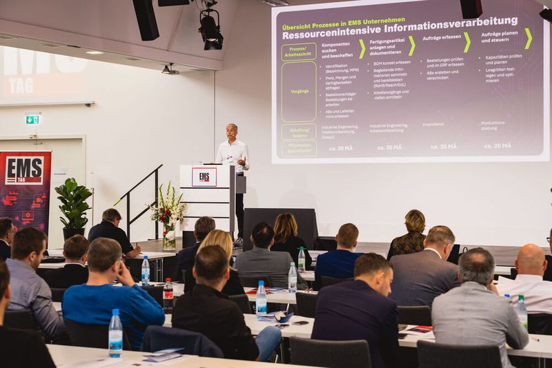Impressionen vom 24. Würzburger EMS-Tag: Im Mittelpunkt standen aktuelle Branchenthemen, praxisnahe Impulse und insbesondere der persönliche Austausch innerhalb der EMS-Community. (Bild: Stefan Bausewein)