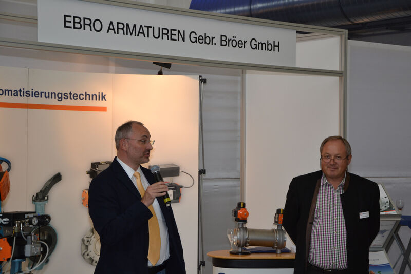Referent Andreas Kühn von Ebro Armaturen, einem Spezialisten für Industriearmaturen und Antriebssysteme. (Bild: PROCESS)