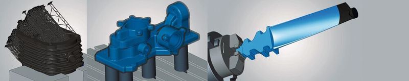 NC-Code automatisch ausrichten mit Hypermill Best Fit: Additiv gefertigte, gegossene und geschmiedete Bauteile durch 5-Achs-Fräsen nachzuarbeiten, gelingt jetzt schneller und zuverlässiger.   (Open Mind)