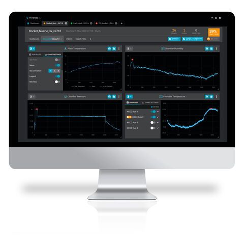Machine Health from Sigma Additive Solutions offers a single cohesive environment for all in-process quality data, customisable to unique production requirements.(Source:  Sigma Additive Solutions)