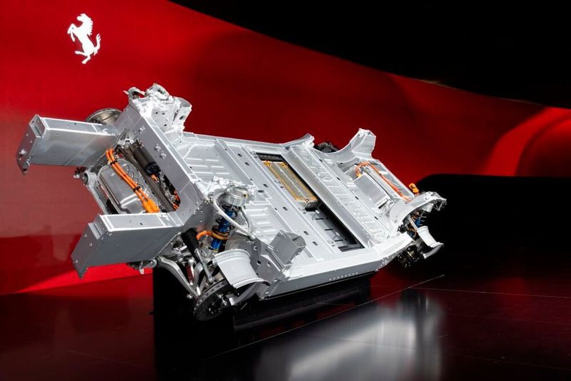 The technologies in the Ferrari Elettrica. (Image:Ferrari)