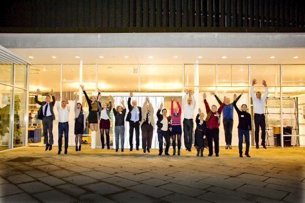 Auch am Abend des zweiten Konferenztages noch voller Energie: Das ESE-Konferenzteam. (Elisabeth Wiesner)