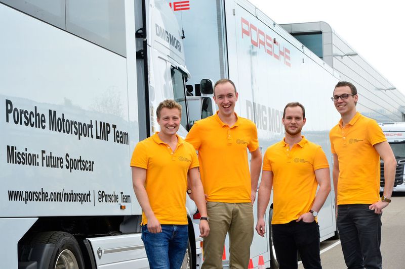 Team Sonnenwagen der RWTH Aachen besucht Porsche Motorsport. (Porsche)