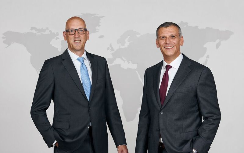 Die neue Geschäftsführung der Biesterfeld Spezialchemie: Peter Wilkes (links) und Sergej Lazovic (rechts) (Biesterfeld)