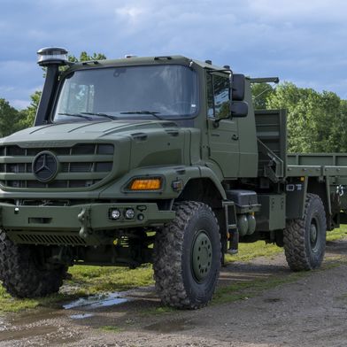 Ein Mercedes-Benz Zetros aus einem Großauftrag für die Kanadische Armee. (Bild: Daimler Truck)