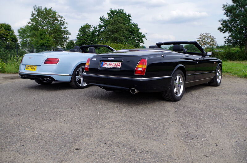 Das Fazit: Beide Autos faszinieren gleichermaßen. Der Continental ist eher der Bentley für die Massen, der Azure ist schon wegen seiner exklusiven Produktionszahlen von weniger als Eintausend Exemplaren sehr charmant. (Patrick Broich/SP-X)