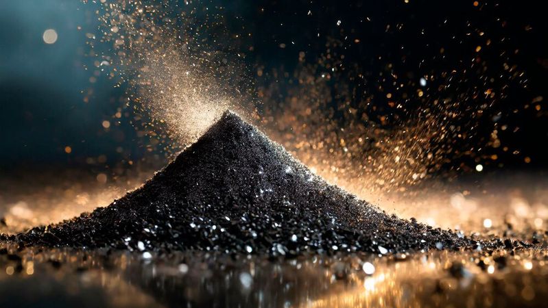 Wissenschaftlern aus China, den USA und Österreich ist es gelungen, eine Titanium (Foto)-Aluminium-Vanadium-Legierung (Ti-6Al-4V) aus dem 3D-Drucker herzustellen, die kaum noch Mikro-Gasporen enthält und somit härter ist, als bisher bekannte 3D-Titanlegierungen. (Bild:  KI-generiert / agnesID - stock.adobe.com)