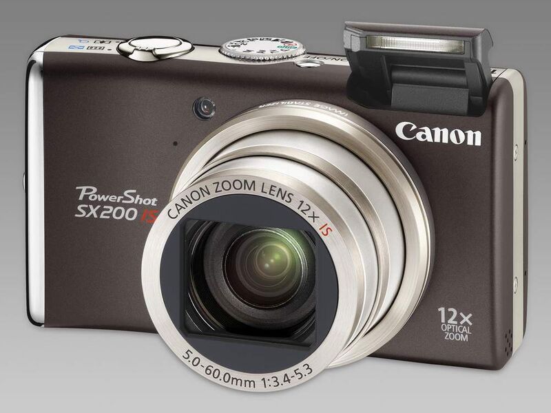 Mit einem zwölffachen optischen Zoom ist Canons Megazoom-Kamera Powershot SX200 IS ausgerüstet. (Archiv: Vogel Business Media)