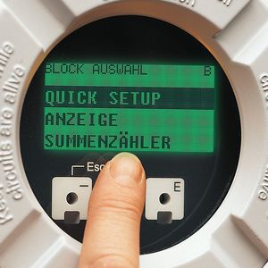 Dank einheitlicher Menübedienung mit Quick-Setup ist die Parametrierung einfach. (Endress+Hauser)