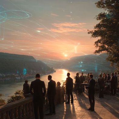 Der Petersberg wird am 25. Juni zum Treffpunkt der MSP-Community. (Bild: Midjourney / KI-generiert)