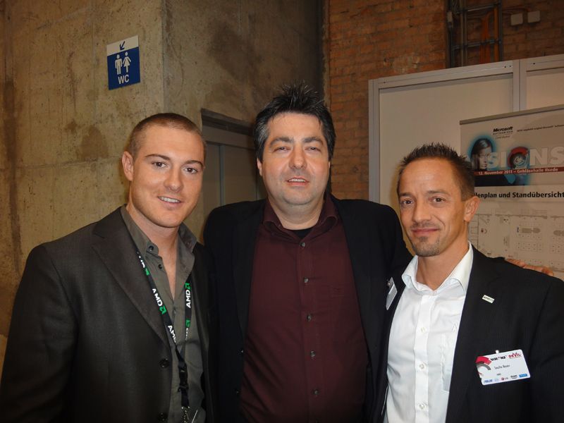 Gute Freunde treffen sich wieder: (v.l.) Max Muth, Thorsten Doege und Sascha Bosen (Archiv: Vogel Business Media)