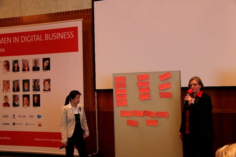 Anschließend wurden die Ergebnisse der Worldcafés und Thinktanks vorgestellt. (Bild: Vogel IT-Akademie)