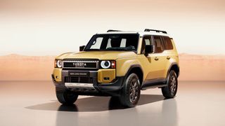 Je nach Variante trägt der Land Cruiser Scheinwerfer in Rund-Optik. (Bild: Toyota)