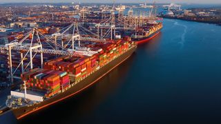 Schiffsbelader sind zentrale Komponenten beim Massengutumschlag in Häfen. Ungeplanter Stillstand führt zu hohen Kosten.  (Bild: Anita van den Broek/Shutterstock)