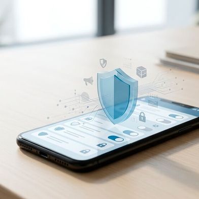 Datenschutz-Einstellungen auf dem Smartphone: Apple gestaltet die Abfrage zur appübergreifenden Datennutzung in der EU um.  (Bild: Gemini / KI-generiert)