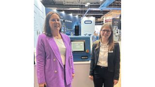 Michelle Kretzschmar (rechts), Marketing Specialist bei Willy A. Bachofen und PROCESS-Redakteurin, Doris Popp. (Bild: WAB, PROCESS)