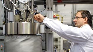 HTC-Reaktor in Biokohle-Technikum des ATB (Foltan/ATB)