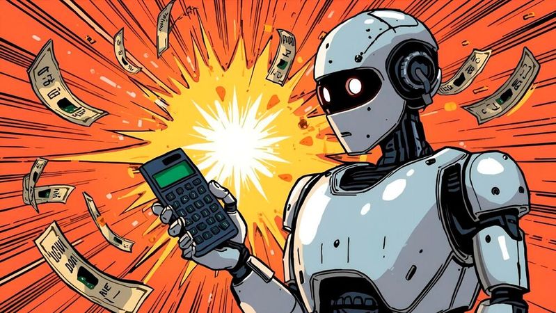 Künstliche Intelligenz ist in aller Munde und fester Bestandteil in den vielen Unternehmensprozessen. Doch verbirgt sich dahinter eine tückische Kostenfalle?(Bild:  Canva / KI-generiert)