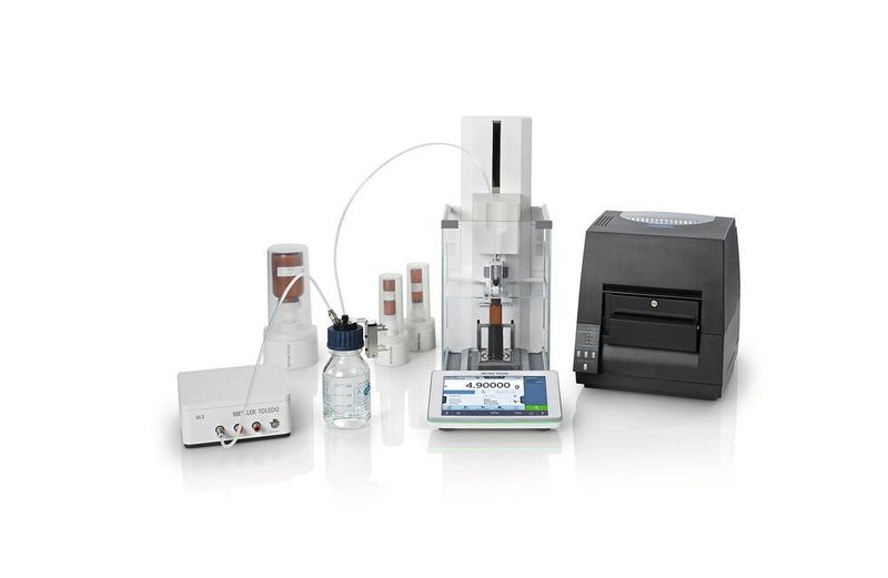 Standard preparation on the XPR Automatic Balance. (Mettler Toledo)