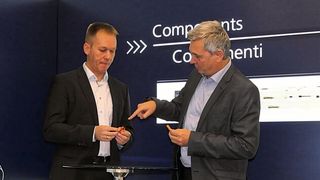 Die beiden Gesprächspartner: CEO Steffen Pruchnik (links) und Verkaufsleiter Rolf Leitner. (Bild: Andreas Leu)