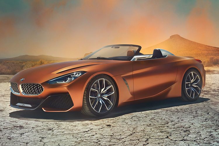 Die neue Generation des Z4 kündigt BMW mit einer seriennahen Studie vor. (BMW)