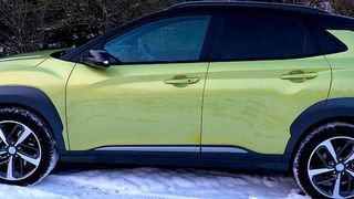 Der neue Kona ist nach dem Tucson, Santa Fe und Gran Santa Fe der vierte SUV in Hyundais Modellpalette. (Jens Scheiner)