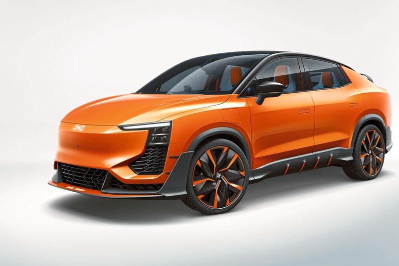 Die LED-Scheinwerfer umfassen Tagfahrlichtsystem, Positionsleuchten und Blinker. Unterhalb der Scheinwerfer befindet sich Lufteinlässe zur Kühlung der Bremsen.  (Bild: Aiways)