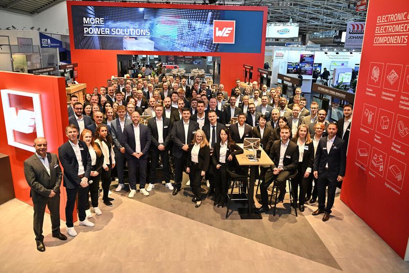 The Würth Elektronik Group will be exhibiting at electronica this year with three booths.(Bild:  Würth Elektronik)