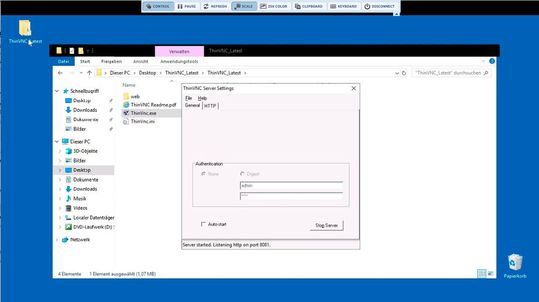 „Apache Guacamole“ erlaubt unteranderem eine Fernwartung mit VNC.  (Bild:  Thomas Joos)