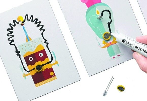 Electric Paint: Der Schaltkreis aus der Tube. (Bild: RS Components)