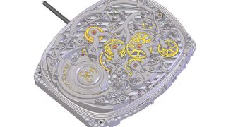 Die Uhr besteht aus 1483 einzelnen Elementen, 205 Unterbaugruppen und 36 Komfortfunktionen, die auf kleinstem Raum Platz finden, damit die Uhr bequem am Handgelenk getragen werden kann.  (Bild: SolidWorks)