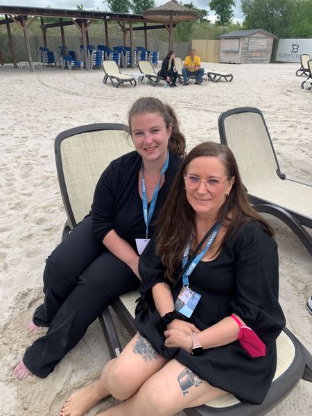 Daniela Schottenheim und Alexandra Daeuwel (Nuvias). (Bild: IT-BUSINESS)