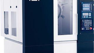 Das neue Bearbeitungszentrum HiT-400L von Hwacheon sorgt für schnelle Taktzeiten und eine besonders wirtschaftliche Bohr- und Fräsbearbeitung. (Hwacheon)