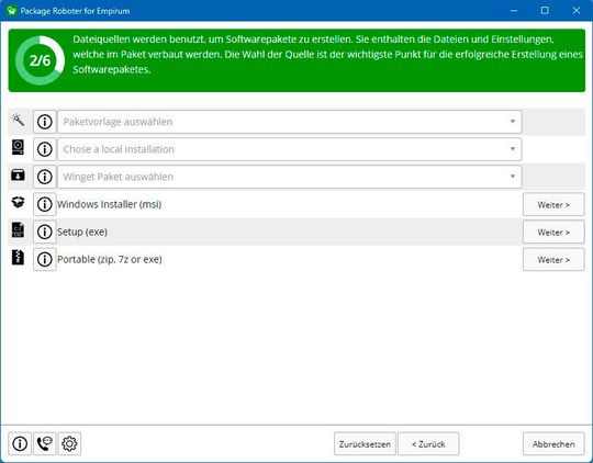 Der Package Robot bietet einen geführten Prozess für die individuelle Paketierung.(Bild:  Labtagon)
