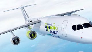Airbus, Rolls-Royce und Siemens haben sich zusammengeschlossen, um in Kürze einen Flugdemonstrator zu entwickeln, der ein bedeutender Schritt für die hybrid-elektrische Antriebstechnik von Verkehrsflugzeugen bedeutet. (Airbus)