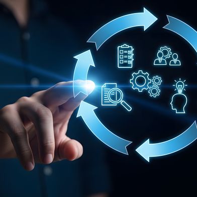Der Digital Thread verknüpft Daten und Prozesse über den gesamten Produktlebenszyklus – von Engineering und Produktion bis zu Betrieb und Service. (Bild: © JahiPix – stock.adobe.com_KI-generiert)
