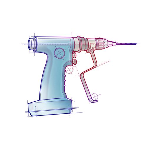 Beispiel für chirurgische Robotik-Technologie und elektrochirurgische Handinstrumente.(Quelle:  Portescap)