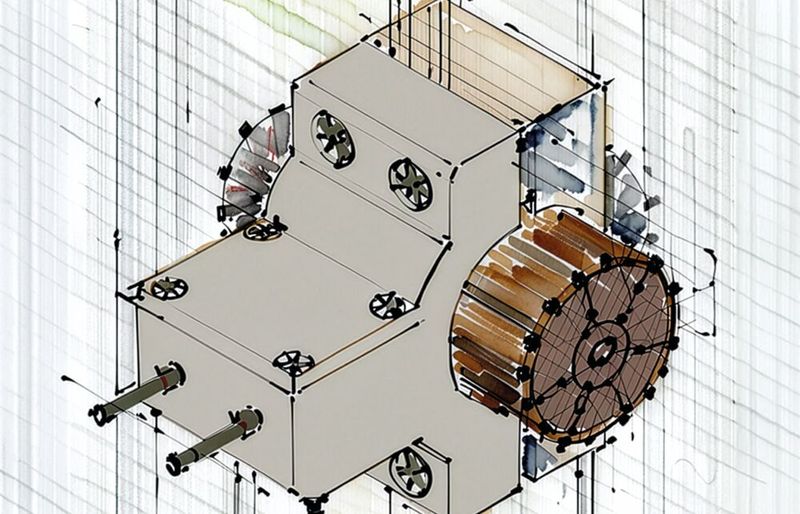 Konzeptzeichnung des Sensoraufbaus: Optische Präzision und kompakte Bauweise für industrielle Anwendungen.(Bild:  Quantum Technologies)