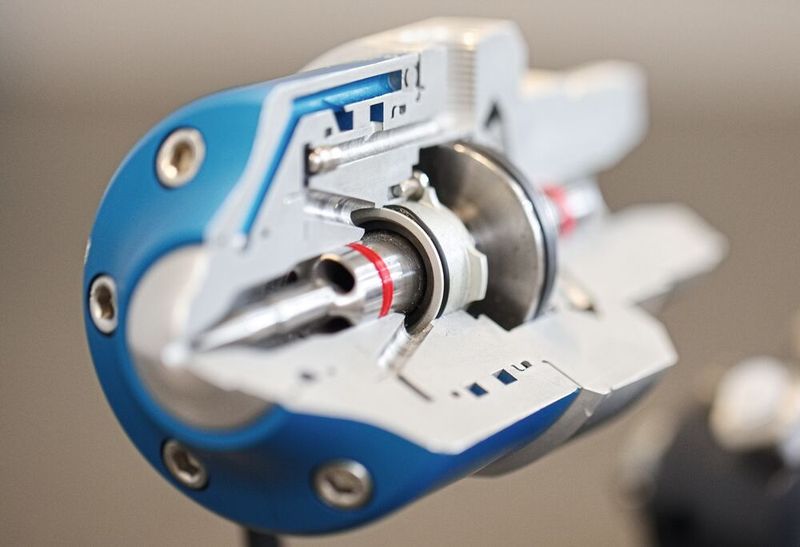 Dank der Zeintra-Entgratbürsten können die Komponenten neu komplett automatisiert gefertigt werden. Blick in ein aufgeschnittenes Verschlussdüsensysteme der Herzog Systems AG. Zum Teil müssen hochfeste Werkstoffe genutzt werden, weil die Bauteile mit Drücken bis zu 3000 bar beaufschlagt werden.   (Bild: Matthias Böhm)