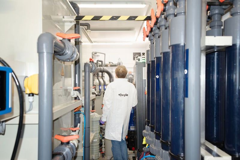 Das komplette System befindet sich in einem 24-Fuß-Container und bietet eine flexible Lösung für den Einsatz vor Ort. (Bild: Oxyle)