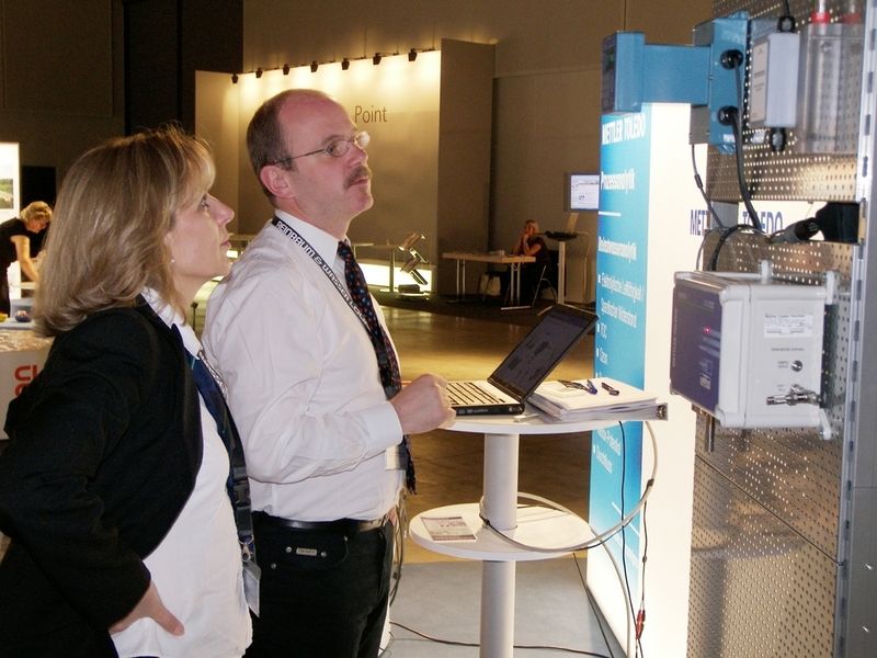 Insgesamt 48 Aussteller, hier im Bild Mettler Toledo, präsentierten ihre Produkte. Bild: PROCESS (Archiv: Vogel Business Media)