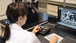 Entwicklung von Bremsbelägen bei TMD Friction: Mit neu abgestimmten Mischungen lassen sich die geplanten Euro-7-Grenzwerte bis 2025 erreichen. (Bild: TMD Friction)