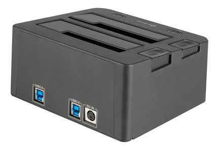 Das USB-3.0-Dock von Sharkoon ermöglicht einen schnellen Zugriff auf unverbaute SATA-Festplatten. (Archiv: Vogel Business Media)