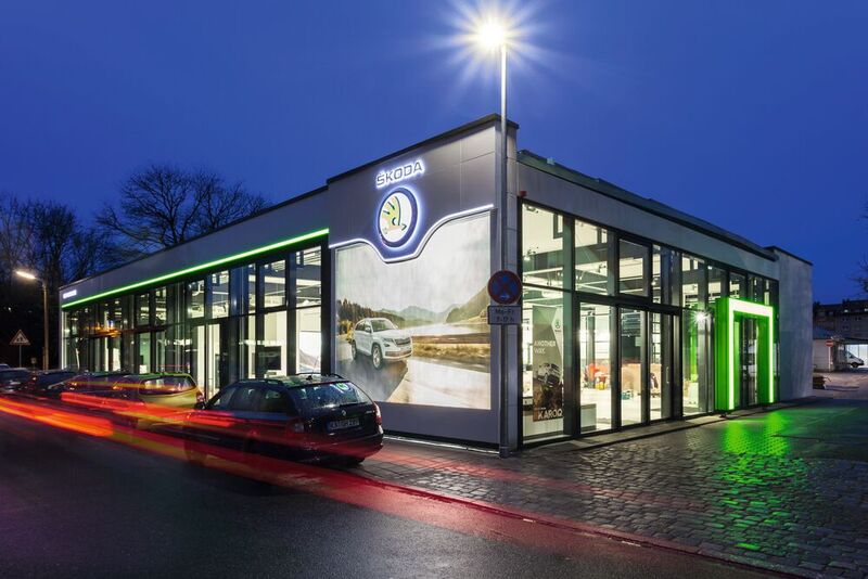 In Karlsruhe ist seit dem 20. Januar das Skoda-Autohaus der Hardenberg-Gruppe aktiv. (Bild: Hardenberg-Gruppe)