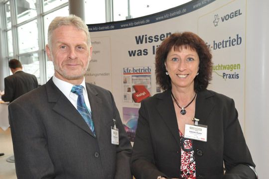 Siegfried Reuner mit Ehefrau Gabriele vom gleichnamigen Ford-Autohaus im bayrischen Palling meinte vor der Preisverleihung: „Ich bin selten aufgeregt, heute dafür umso mehr“. (Archiv: Vogel Business Media)