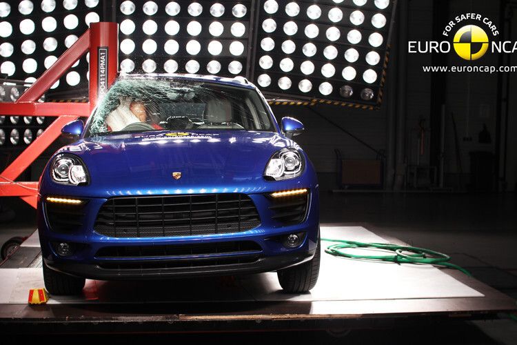 ... und wie gesagt für Porsches neues Kompakt-SUV Macan. (Foto: NCAP)