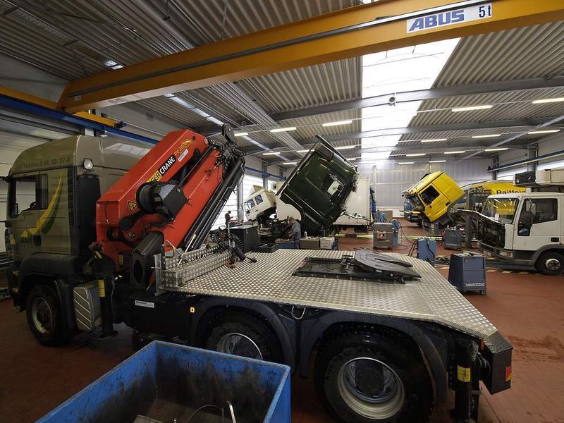 30 Werkstattplätze inklusive Leistungsprüfstand haben eine hohe Auslastung. (Archiv: Vogel Business Media)