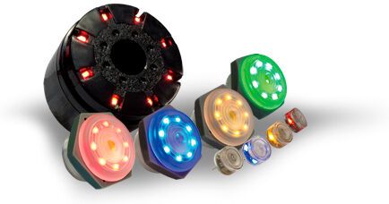 In addition to conventional buzzers, Hitpoint develops combined visual and acoustic signaling devices. Such customized variants are part of the company’s broad portfolio.(Bild:  Hitpoint)