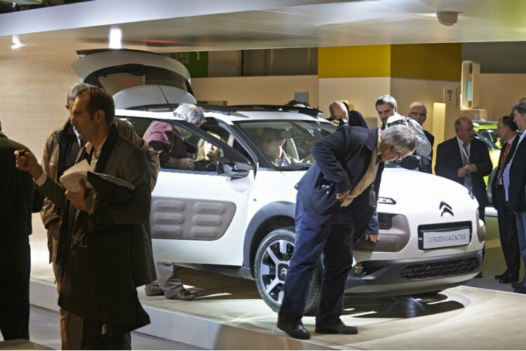 Rund 1.000 Journalisten hat Citroën nach Paris geladen. Sie erforschten den Cactus von allen Seiten. (Foto: Citroën)